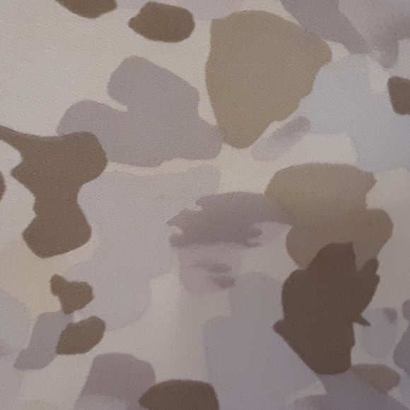 AnnTaylor Loft size small petite silky polyester ruffle sleeve top - Picture 2 of 8